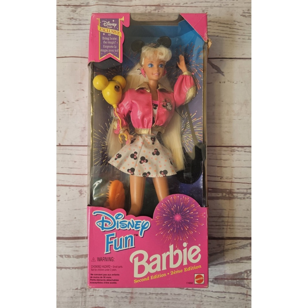 1994 Mattel Disney Fun Barbie Doll Exclusive Second Edition #11650